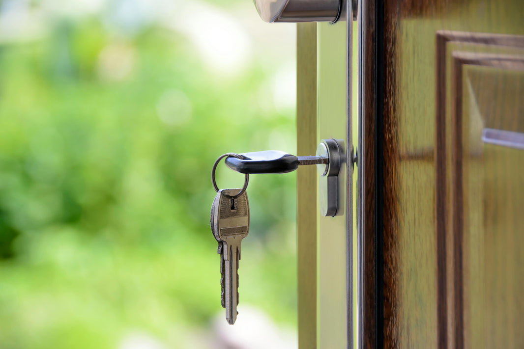 a key unlocking a door