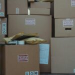 pile of cardboard boxes