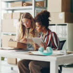 women working in warehouse