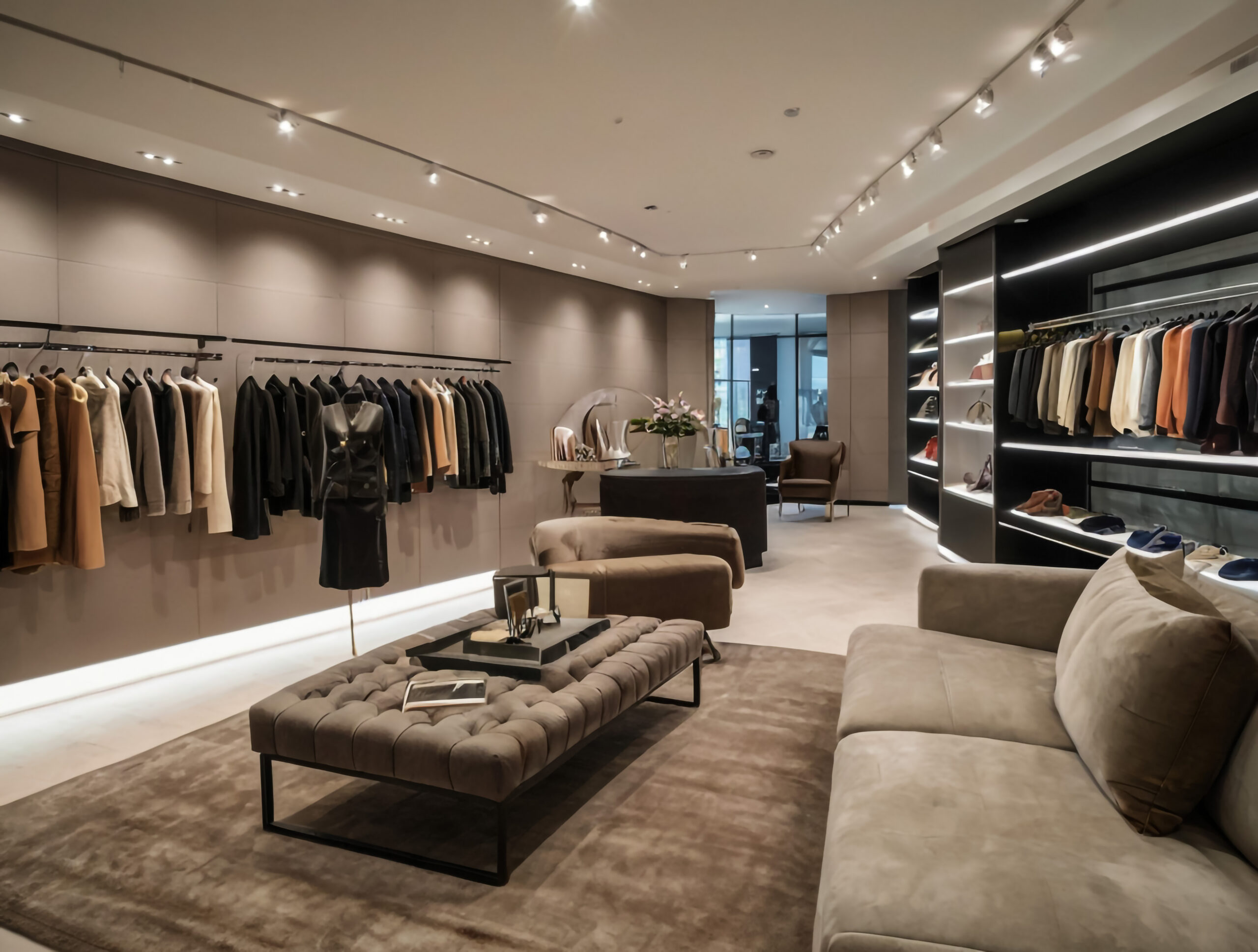 luxury retail display room
